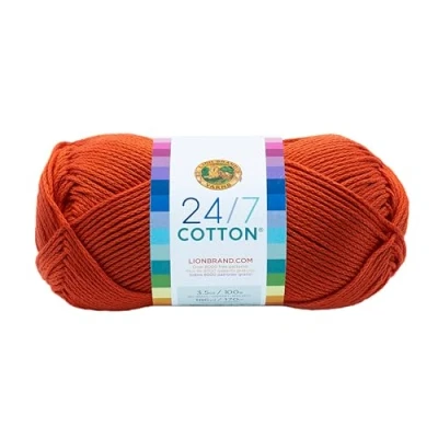 Obrázek Lion Brand Yarn Company, 100 Percent Cotton, mandarinka, 15. 24x6. 35x6. 35 cm