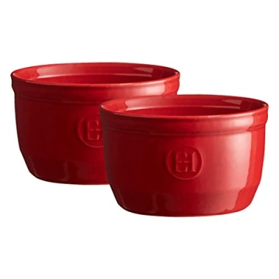 Obrázek Pasteibakje N.10 set 2 stuks H 60mm Emile Henry 4010 34 Grand Cru