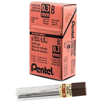 Obrázek Ersatzmine Hi Polymer 0,3mm B f. Druckbleistift 12 Minen p Dose Stück