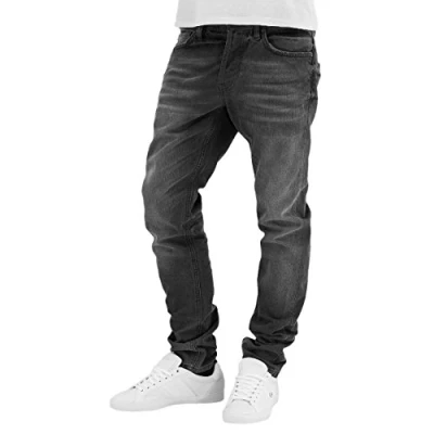 Obrázek ONLY &amp; Sons pánské Straight Leg Jeans avi Regular REM0005 A Grey Rovné nohavice 34W / 34L