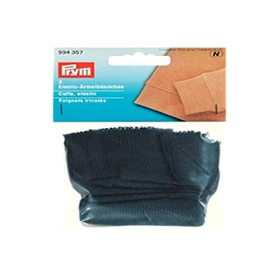 Obrázek Prym 994357 Elastické manžety na rukávech námořnické, polyester: 100%, modrý, 2 kusy,