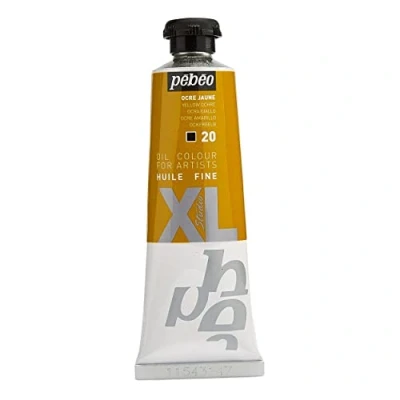 Obrázek Pébéo Feines Öl XL 37 ml Ölgemälde Ideal für Anfänger oder Profis Fine Art Malerei Feine Qualität Gelber Ocker