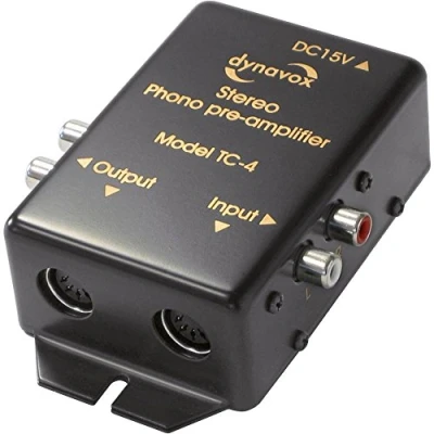 Obrázek Dynavox TC 4 Phonovor zesilovač pro MM systémy černý