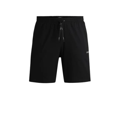 Obrázek BOSS Pánské Homewear krátké kalhoty volnočasové Mix&amp;Match Short CW, Černá1, XXL