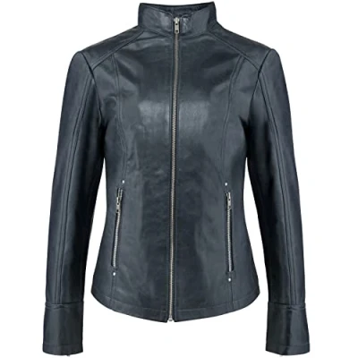 Obrázek Urban Leather kožená bunda Rt01, šedá, XL