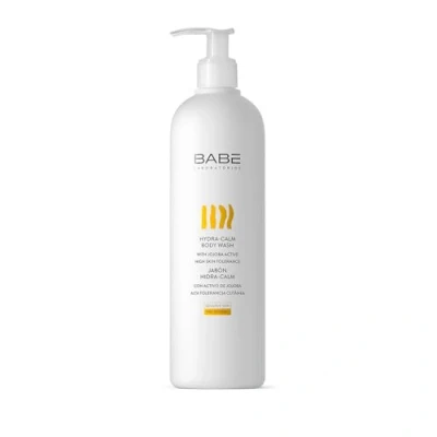 Obrázek Laboratorios Babé Jabón Corporal Hidra Calm 500 ml, Gel con Manzanilla y Bisabolol, Hidratante, Calmante, Confort Instantáneo, Piel Sensible Delicada