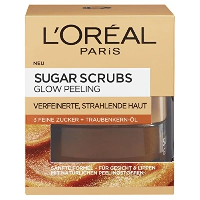 Obrázek L&#039;Oréal Paris Sugar Scrubs obličejová maska Glow Peeling 50 ml