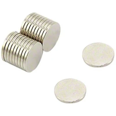 Obrázek N35 Neodym Magnet Für Kunst, Handwerk, Modellherstellung, Diy, Hobbys 10mm Durchmesser x 1mm Dick 0,51kg Zug Pack von 20