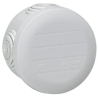 Obrázek Legrand leg94513 Abzweigdose Schnappverschluss rund Durchmesser 60 mm 40 grau