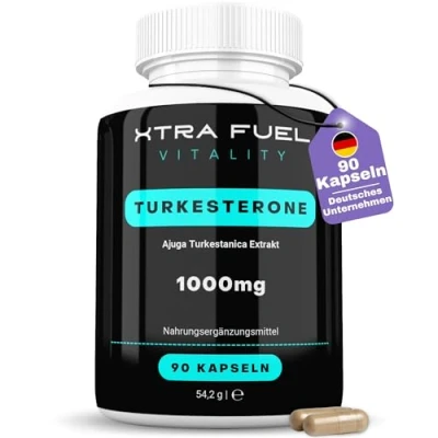 Obrázek Premium Turk. Kapsle 1000 mg denní dávka 90 kapslí (vysoce dávkovaný) přírodní a laboratorně testovaný extrakt (10:1 vzorec) oblíbené při kulturistice silovém sportu veganské + bez přísad