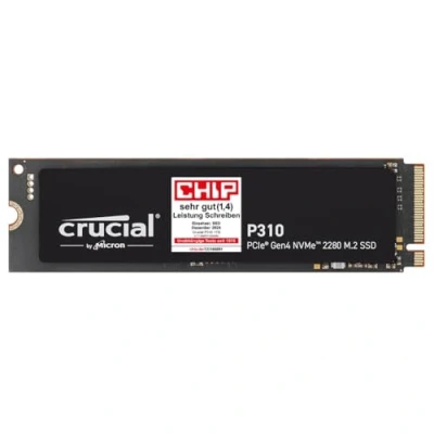 Obrázek Crucial Interní SSD P310 1TB M.2 2280 PCIe Gen4 NVMe, až 7 100 MB/s, herní pro notebook a desktop PC, pevný disk CT1000P310SSD801 (Acronis Edition)