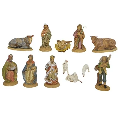 Obrázek Alfred Kolbe betlémy BL 8 cm 12 Vánoční figurky do betlému dílů, plast malované