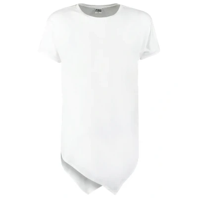 Obrázek Urban Classics Asymetric LONG TEE Triko s potiskem, Muži, Velikost: Small, White