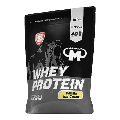 Obrázek Mammut Nutrition Whey Protein, Vanilla Ice Cream, syrovátka, bílkoviny, proteinový koktejl, 1000 g