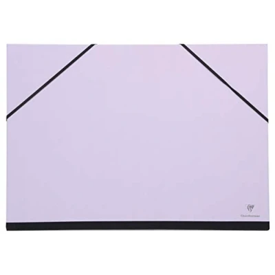 Obrázek Clairefontaine 144403C Zeichenmappe Maya mit Gummizugverschluß, praktisch und robust, 52 x 72cm, 1 Stück, Lila