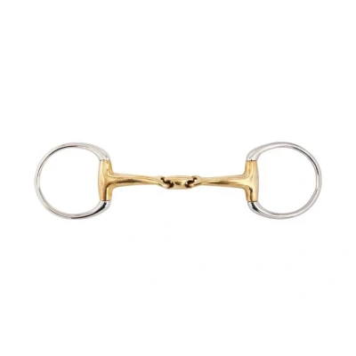 Obrázek BR Double Jointed Eggbutt Snaffle Soft Contact 16 mm