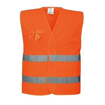 Obrázek Portwest Výstražná ochranná síť vesta, velikost: 4X/5X, barva: oranžová, C494ORR4X/5X
