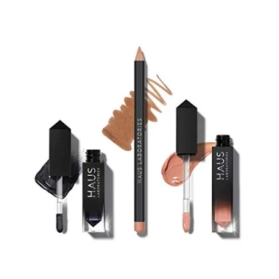 Obrázek HAUS LABORATORIES By Lady Gaga: OF COLLECTIONS sada na líčení s taškou, tekutými očními stíny, tužka rty a lesk v 9 sadách, veganská netestovaná zvířatech 3dílná úsporná
