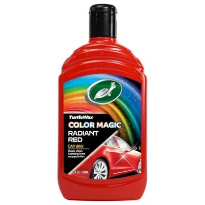 Obrázek Trutle WaxColor Magic Radiant Red 500ml Triple Action Car Polish Entfernt Kratzer und Schlepper beim Bau eines tiefen Glanzes