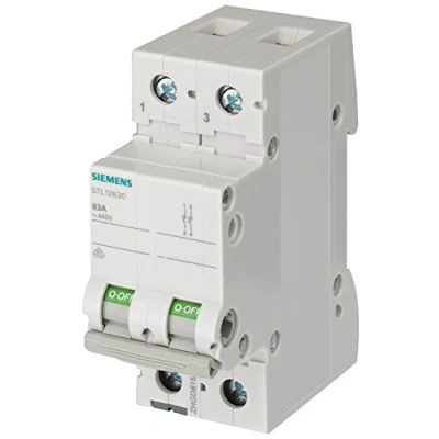 Obrázek Siemens SENTRON Schalter 70 mm 400 V 2 Module 35 mm2 polig 32 A