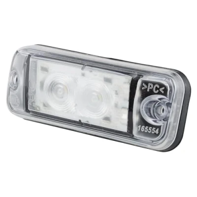 Obrázek HELLA 2PF 009 514 001 Polohové světlo hraniční přívěs karavan LED 24V vestavba/šroubové připojení ECE Barva skla: čiré přední množství: 1