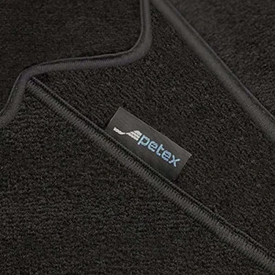Obrázek PETEX Monza Autoteppich Premium Passform vorne und hinten schwarz 4 teilig