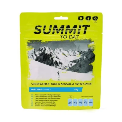 Obrázek Summit To Eat Tikka Masala s rýží a zeleninou jedna porce 121 g