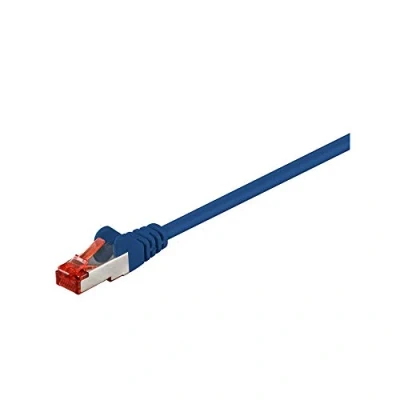 Obrázek Goobay 95486 CAT 6 propojovací kabel, S/FTP (PiMF), oranžová, CCA směs mědi