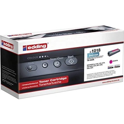 Obrázek Edding Toner EDD 1003 1018 nahrazuje Brother TN 325 M Magenta 3. 500 stran