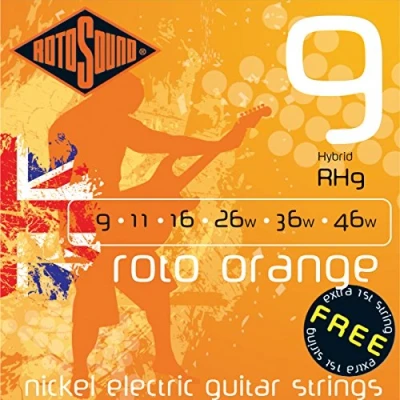 Obrázek Rotosound Niklové struny pro elektrické kytary, hybridní tloušťka 9 11 16 26 36 46
