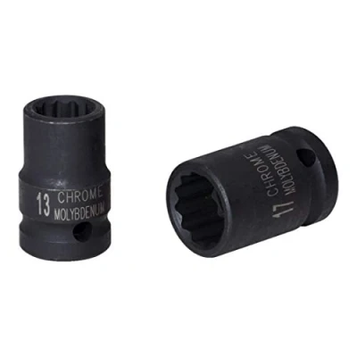 Obrázek KS Tools 515.1571 3/8 &quot; 12 4HRAN rázové Stecknuss, krátké,