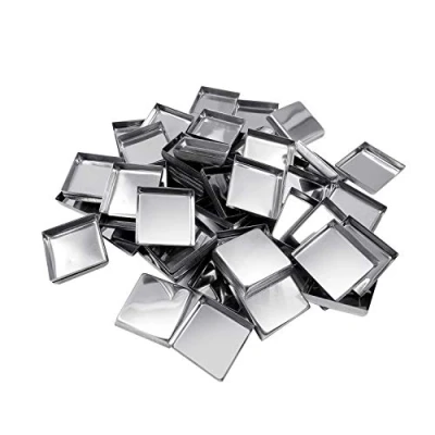 Obrázek Allwon Balení 56 prázdných čtvercových kovových pánví pro oční stíny, paletka magnetického make upu (26 mm)