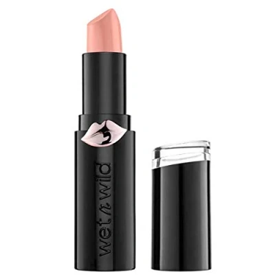 Obrázek Wet n Wild, Megalast Lipstick, dlouhotrvající hydratační matná rtěnka, extra jemná formule s mikrokuličkami, přírodní extrakty, koenzym Q10, Vitamin A &amp; E, Skin ny Dipping