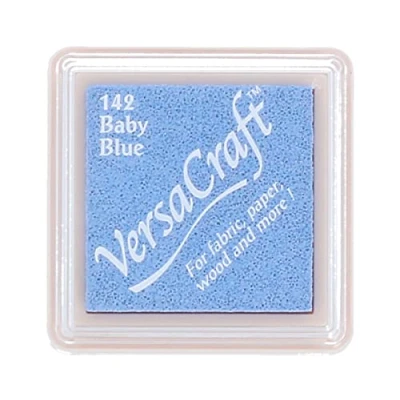 Obrázek Tsukineko Versacraft razítkovací polštář, citronově žlutá, malá Baby modrá