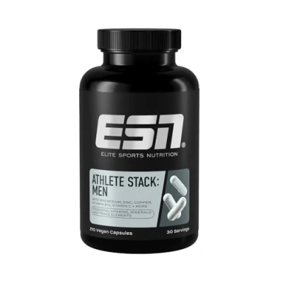Obrázek ESN Sportovci Stack Men 2.0, 210 kapslí, všechny esenciální vitamíny a minerály, veganské vyrobeno v Německu