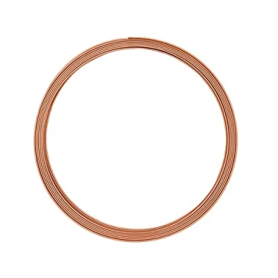 Obrázek Vaessen Creative 24235 002 hliníkový drát plochý šperk, ohebný, hliník, měď oranžová, 5 x 1 mm m