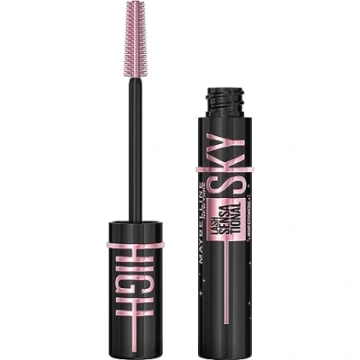 Obrázek Maybelline New York řasenka pro extrémní délku a plný objem, s efektem prodlužování řas, Lash Sensational Sky High Cosmic Black, černá, 1 x 7,2 ml