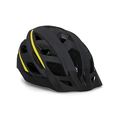 Obrázek FISCHER cyklistická helma pro dospělé, přilba, městská helma, na horská kola Urban Montis, S/M, 5861 cm, bílá modrá, s osvětleným systémem vnitřních kroužků