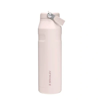 Obrázek Stanley Flip Straw 2.0 Láhev na pití s brčkem 1.06 l termopohárek chladí 17 hodin 4 dny ledově chlazená bez BPA zabezpečená proti vytečení Pro držák nápojů vhodná do myčky nádobí Rose