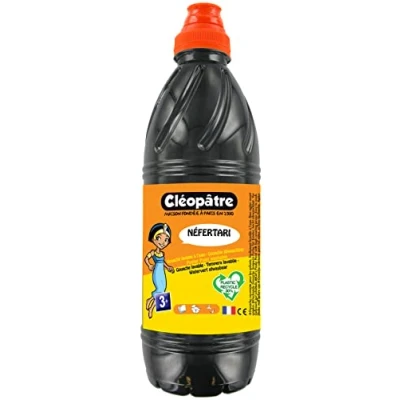 Obrázek Cléopâtre Gouache Néfertari Baby Farbe, Schwarz, 1 Liter, 1000