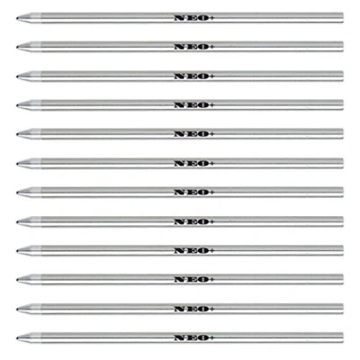 Obrázek Tyto náplně do pera jsou vhodné pro: Swarovski, Cross, Cartier, Lamy, Faber Castell, Zebra, Tombow, Schneider, Schmidt, Parker, Pelican, Monteverde, OHTO, 12 x modrý inkoust.