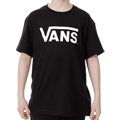 Obrázek Vans Chlapecké tričko Classic Boys s krátkým rukávem, Černá/bílá, XL
