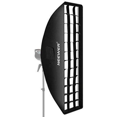 Obrázek NEEWER Voštinová mříž Softbox s Bowens Mount Speedring pro Speedlite Studio Flash Monolight, portrét a produktové fotografie, 35x160cm