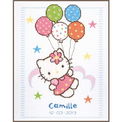 Obrázek Vervaco PN 0148429 pro 0148222 Zaehlmu vzor balení Hello Kitty Aida