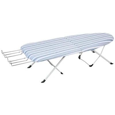 Obrázek Honey Can Do BRD 01292 skládací stolní žehlicí prkno kov 78,7 x 30,5 17,8 cm, modré