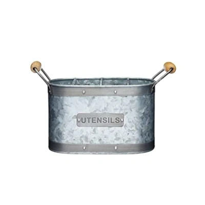 Obrázek KitchenCraft Utensilienhalter, Stahl, Grau/Braun, 27.5 x 11 17 cm