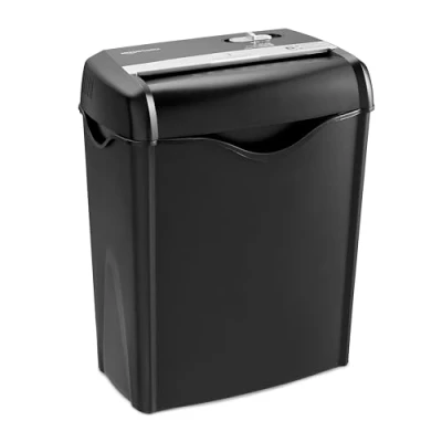 Obrázek AmazonBasics Skartovač papíru , křížový řez 5 6 listů, pro papírové a plastové karty