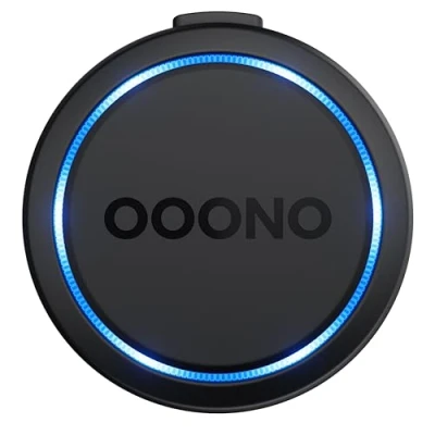Obrázek OOONO CO driver NO2 [nový model 2024] optimalizovaný pro auto varuje před blesky a nebezpečnými místy dobíjecí LED displej kompatibilní s CarPlay Android Auto, normální