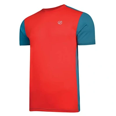 Obrázek Dare 2b Tee T Shirt, leicht, Herren XS FryRed/Ocean
