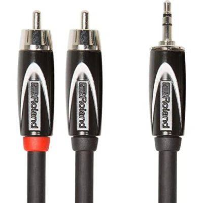 Obrázek Roland RCC 10 352RV2 3 m spojovací kabel, 3,5 mm jack na 2x cinch